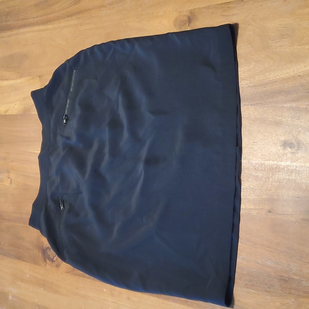 Short Black Pencil Skirt by Sunny Leigh / Size medium, Black